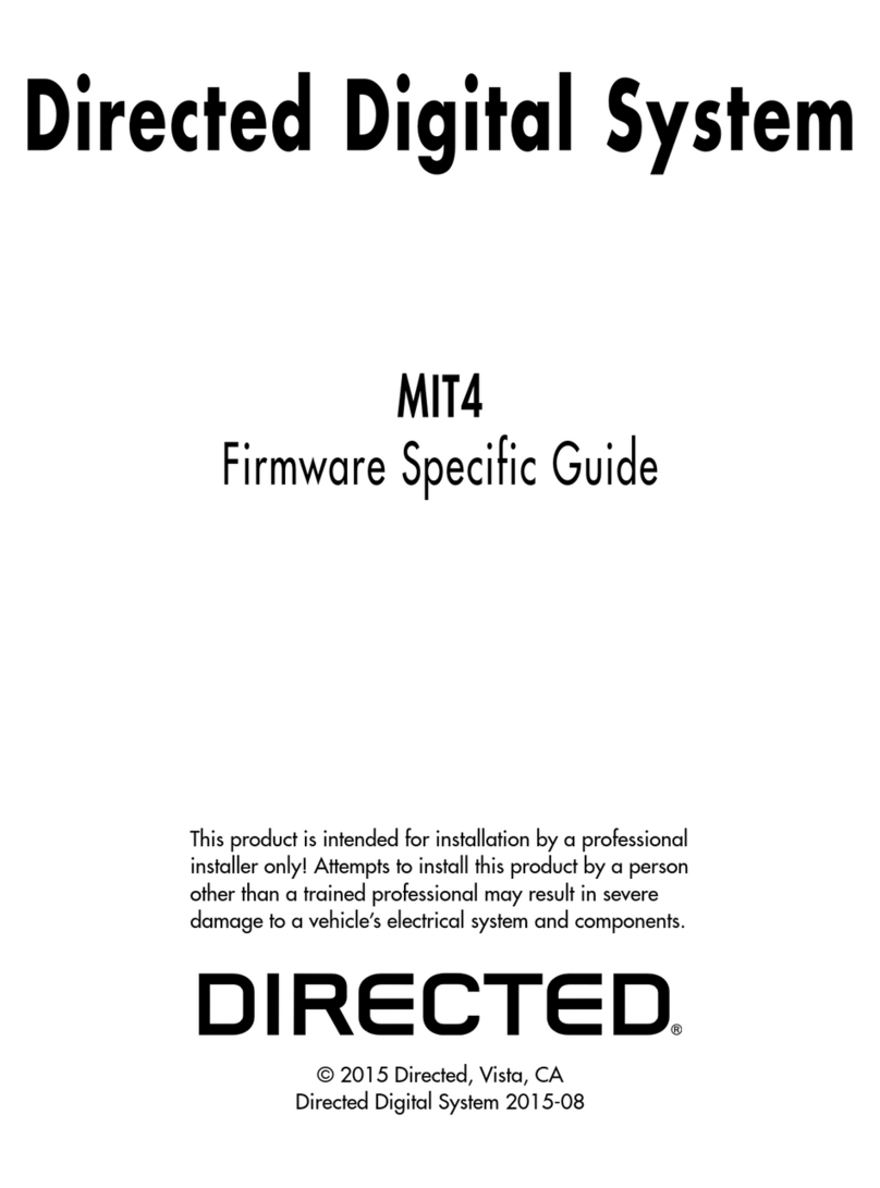 Directed MIT4 Use and care manual