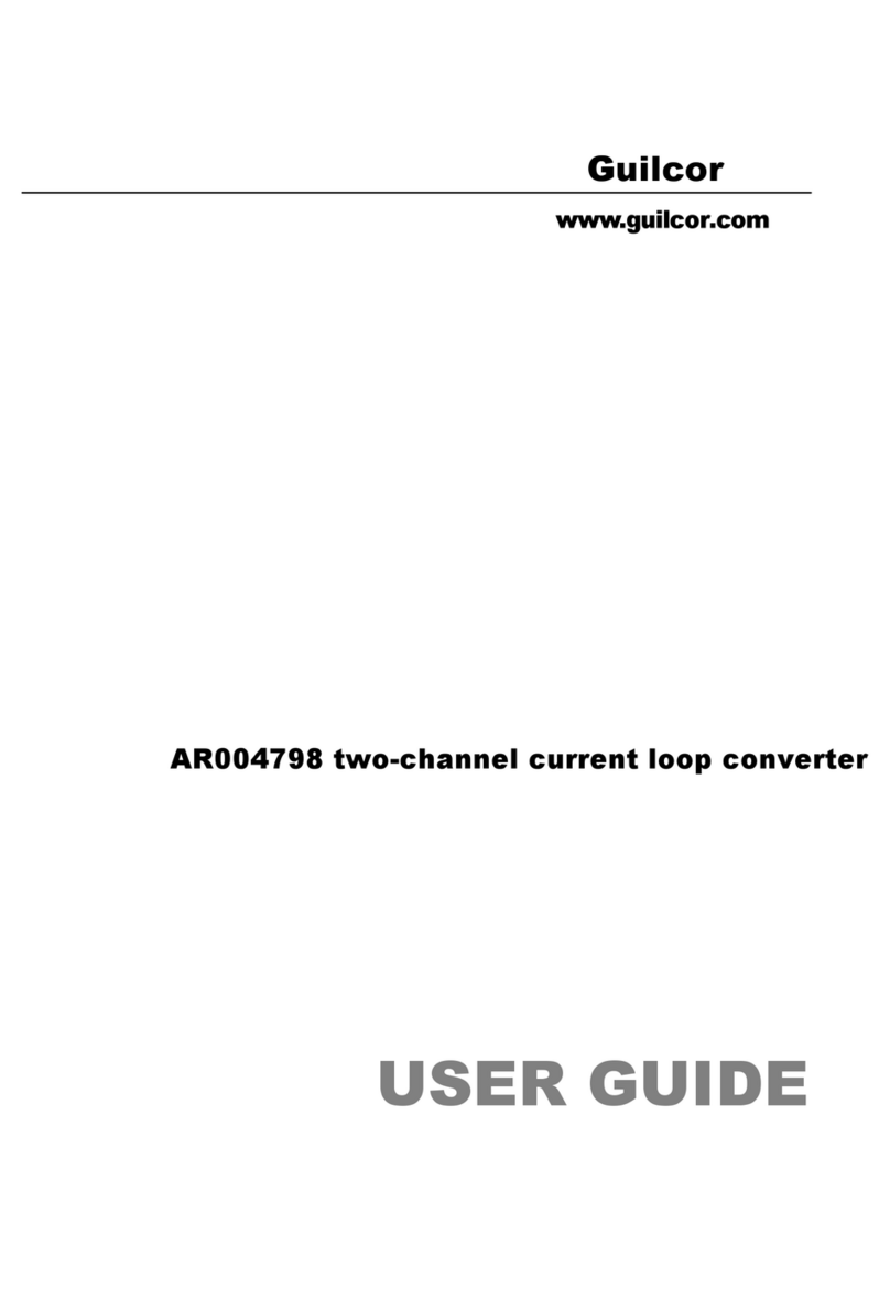 GUILCOR WebSensor User manual
