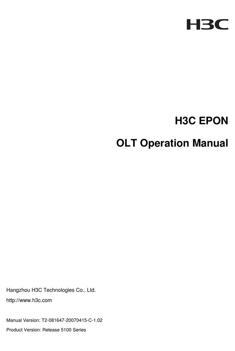 H3C EPON OLT User manual