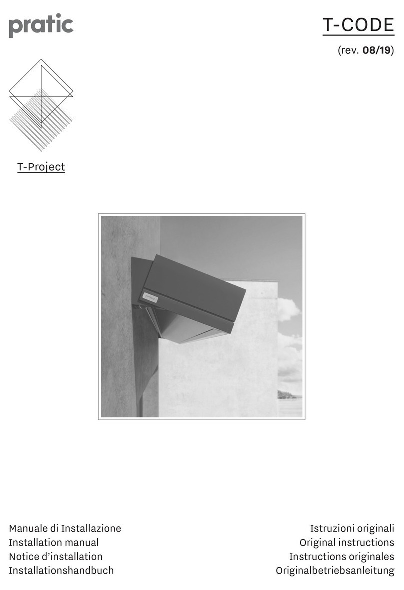 pratic T-Project T-Code User manual