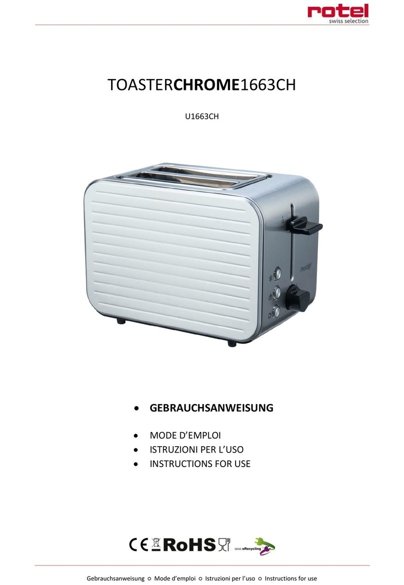 Rotel TOASTERCHROME1663CH User manual