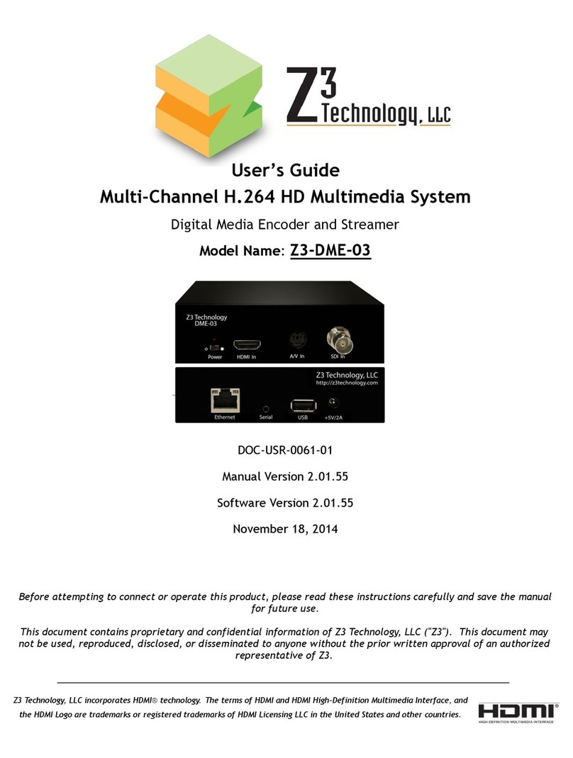 Z3 Technology DME-03 user guide