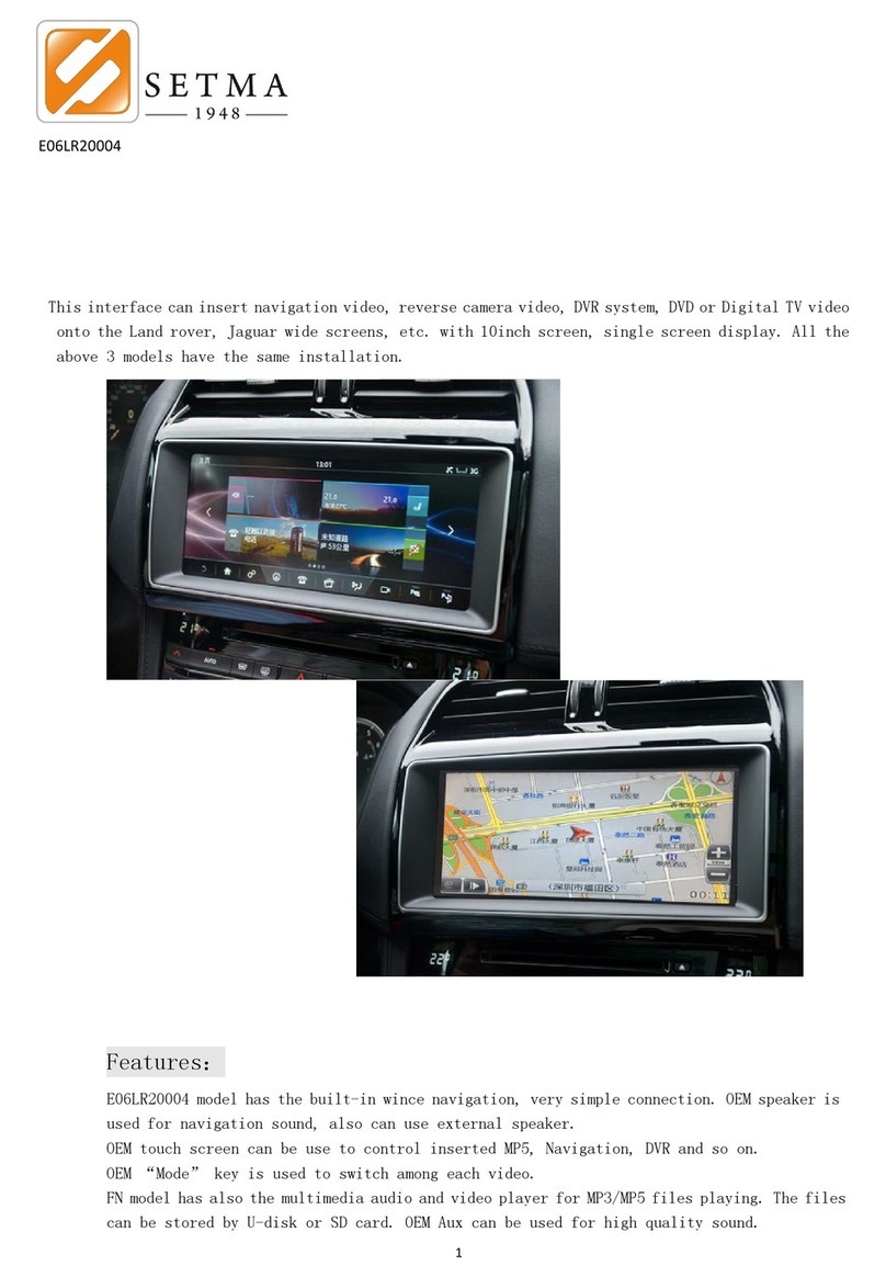 Setma E06LR20004 User manual