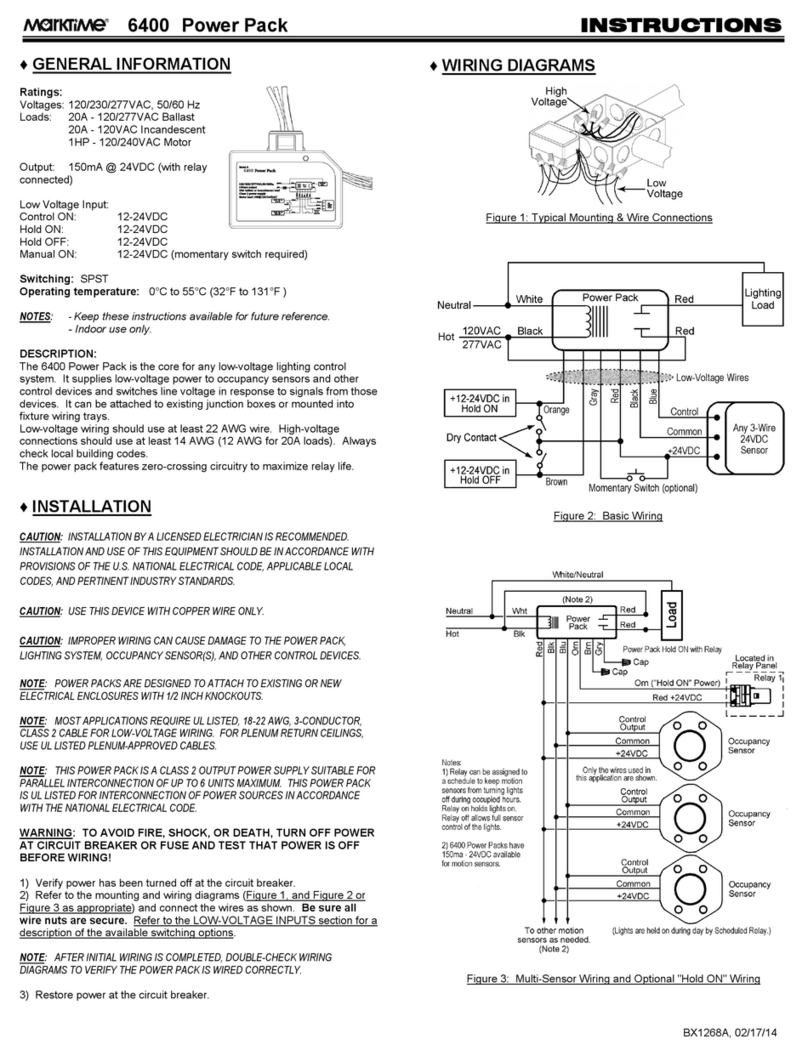 Marktime 6400 User manual