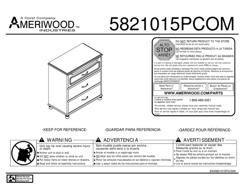 Dorel Ameriwood 5821015PCOM User manual