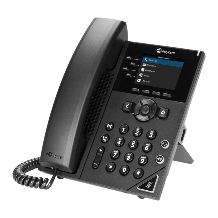 Polycom VVX 250 Instruction manual