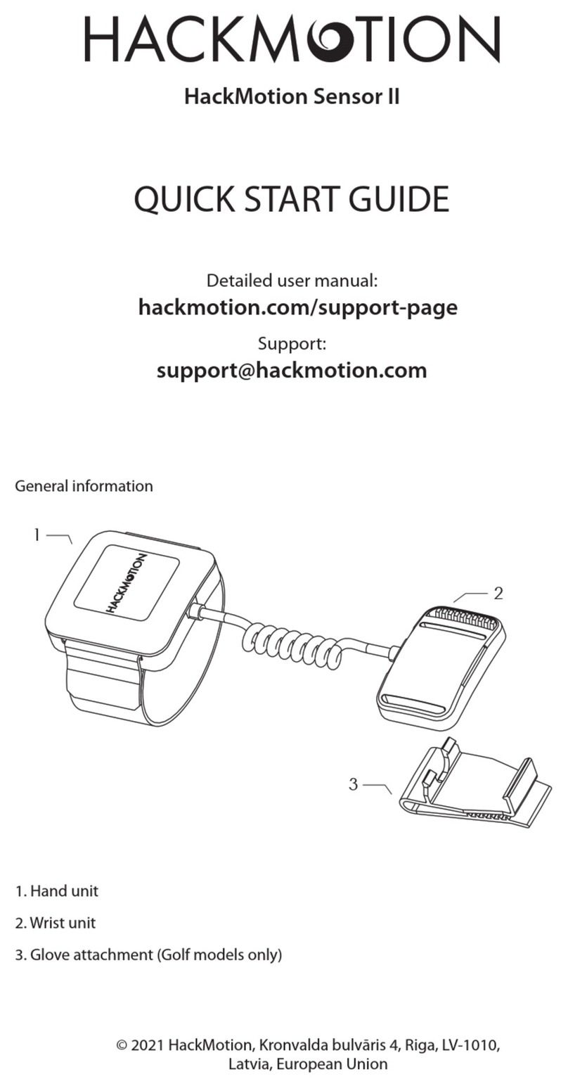 HACKMOTION HackMotion Sensor II User manual