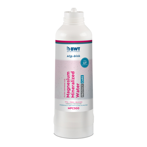 BWT Magnesium Mineralized Water Care User manual