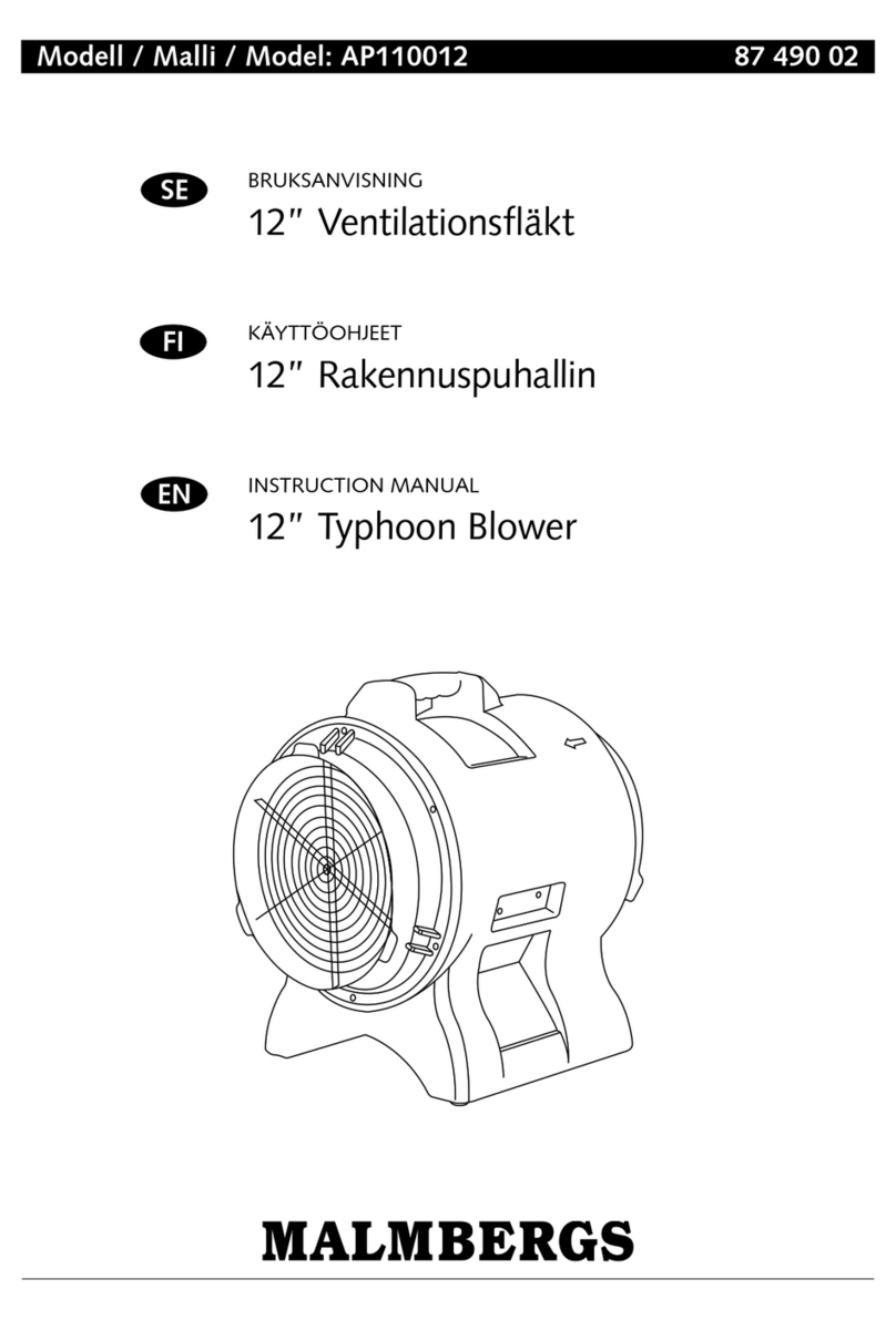 Malmbergs AP110012 User manual