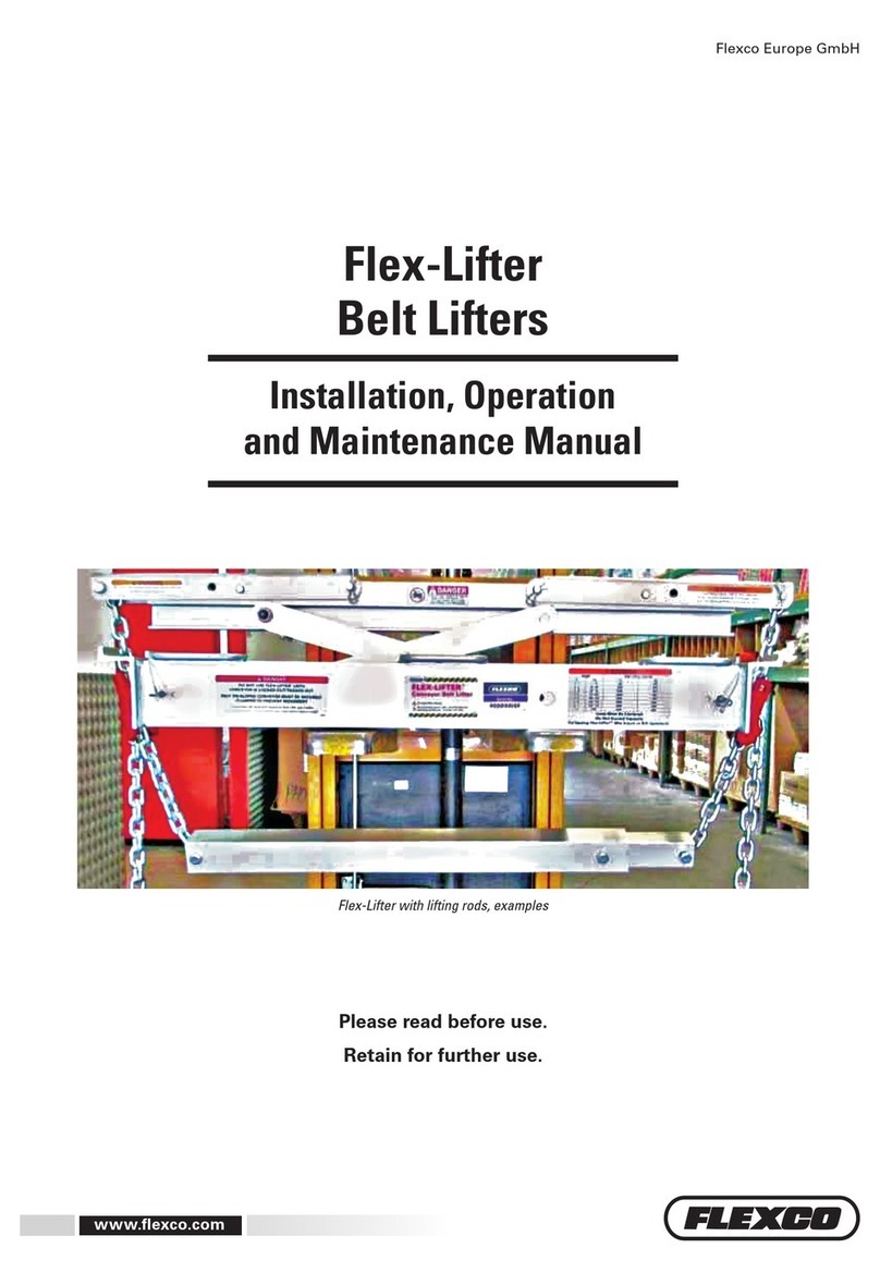 Flexco Flex-Lifter User manual