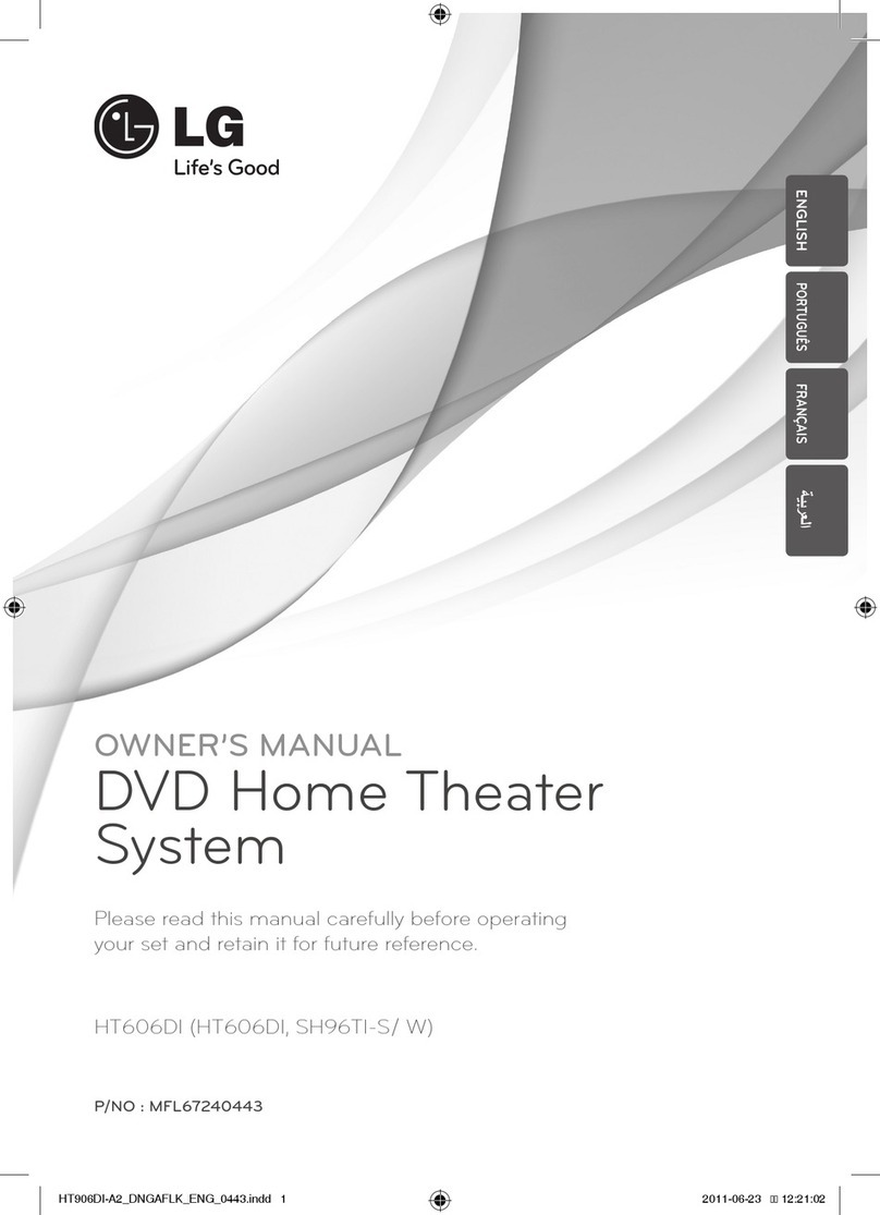 LG HT606DI User manual