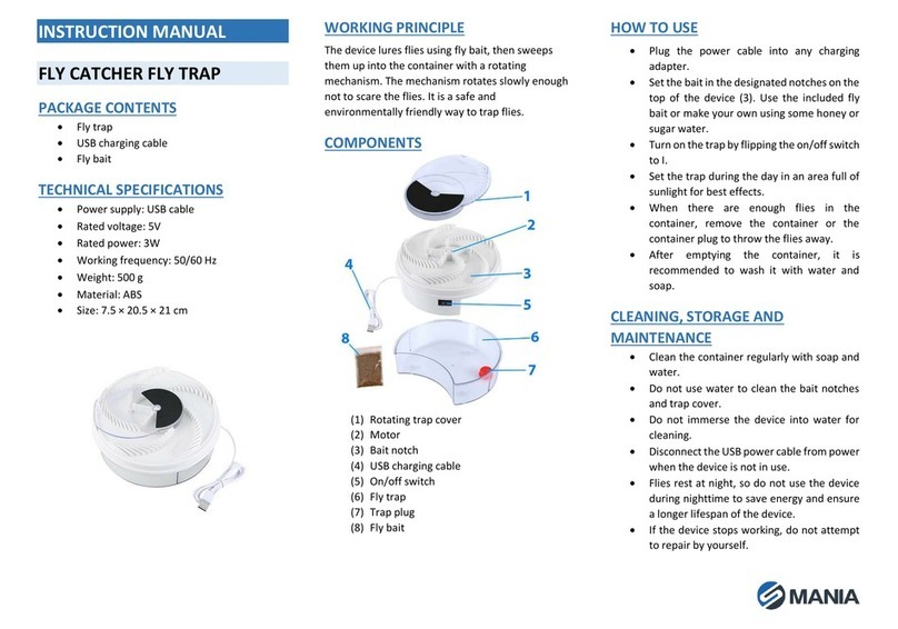 Mania FlyTrap User manual