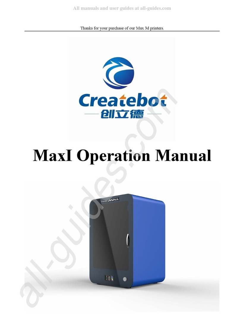Createbot MaxI User manual