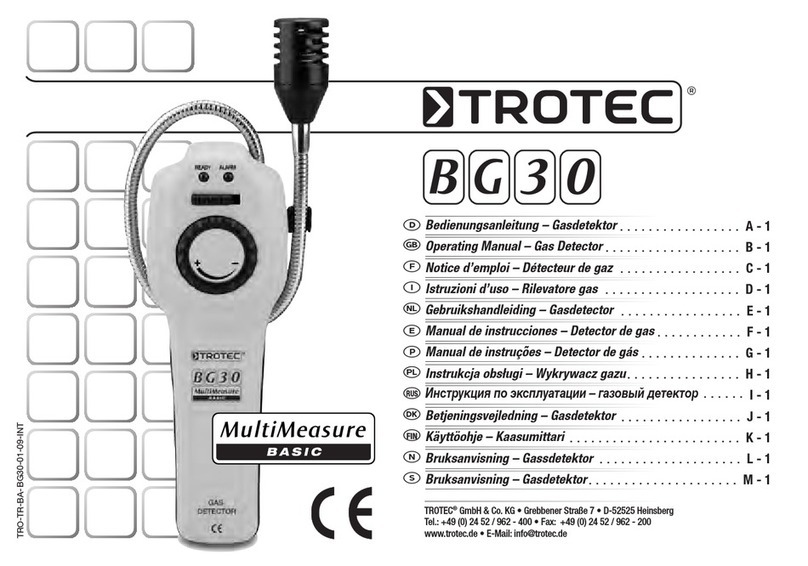 Trotec BG30 User manual Trotec BG30 User manual