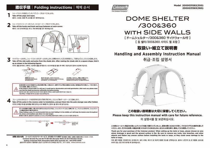 Coleman 2000031582 User manual