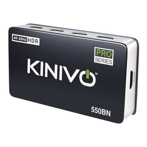 Kinivo PRO 550BN User manual