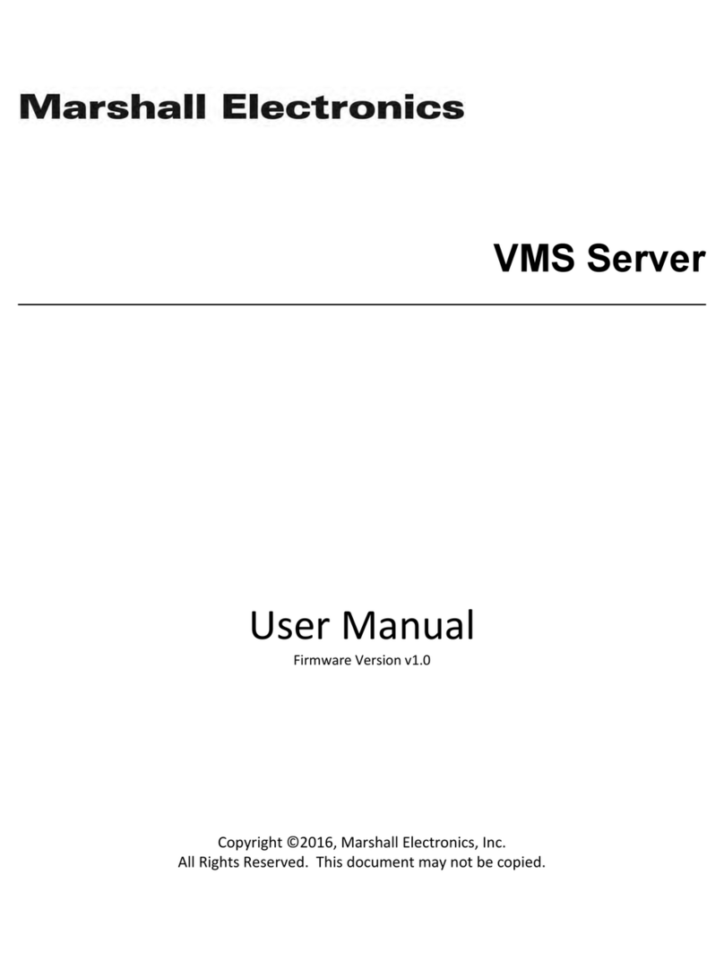 Marshall Electronics VMS User manual