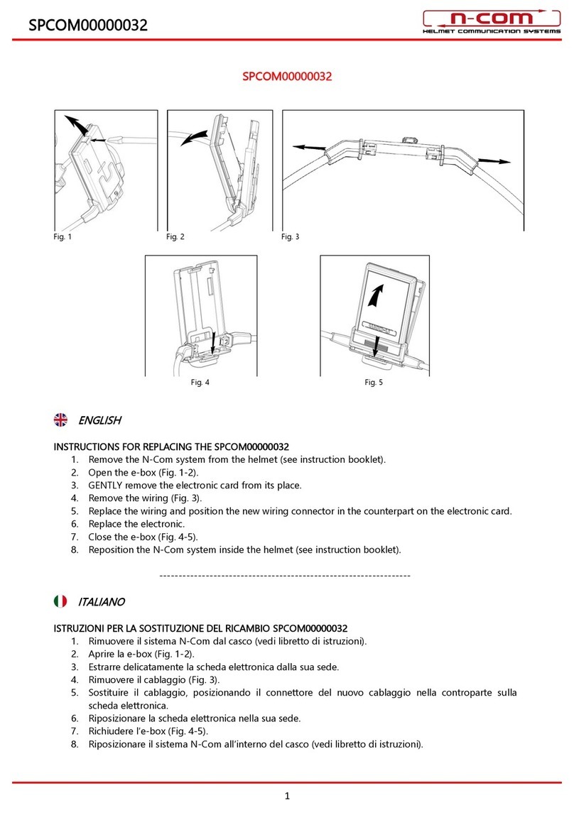 N-Com SPCOM00000032 User manual N-Com SPCOM00000032 User manual