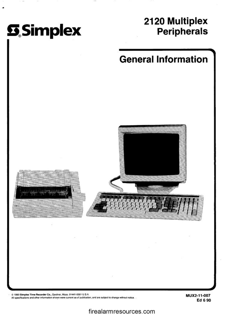 Simplex 2120 Configuration guide