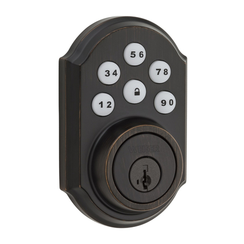 Weiser SMARTCODE5 Assembly instructions