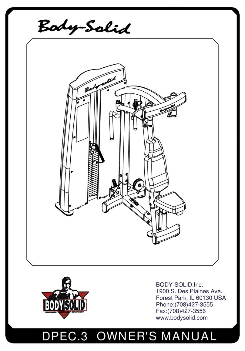 Body Solid DPEC.3 User manual