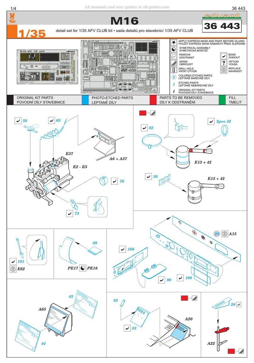 Eduard M16 User manual