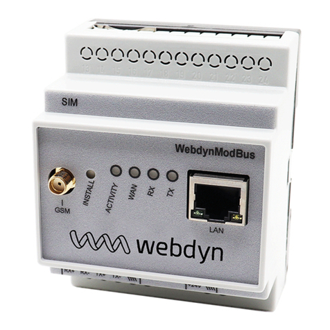 Flexitron Webdyn WebdynModbus User manual