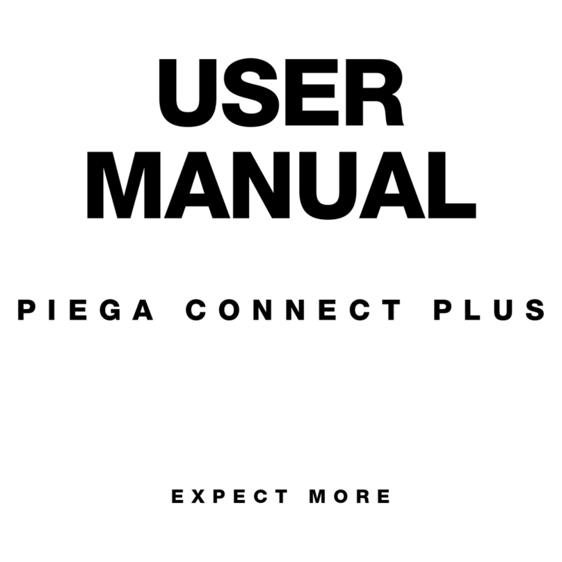 Piega CONNECT PLUS User manual