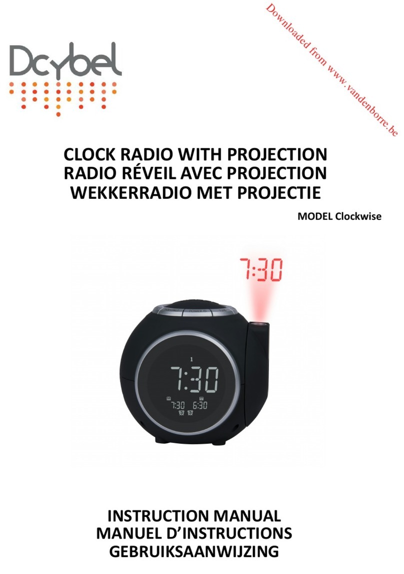 Dcybel Clockwise User manual Dcybel Clockwise User manual