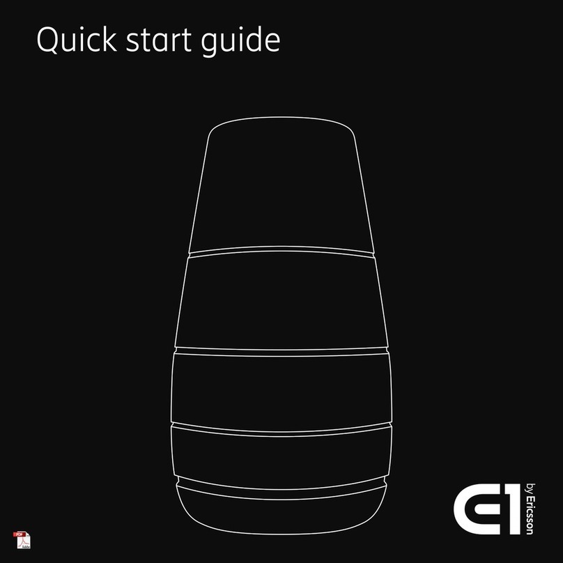 Ericsson E1 User manual