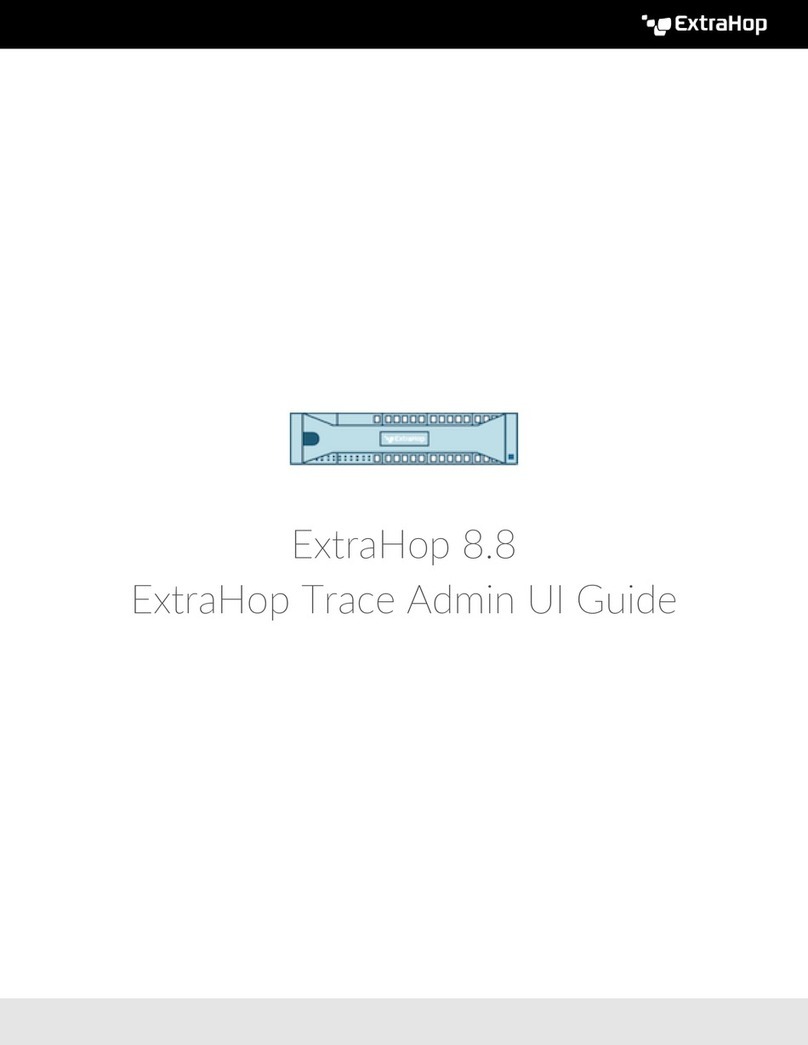ExtraHop Trace Admin UI User manual
