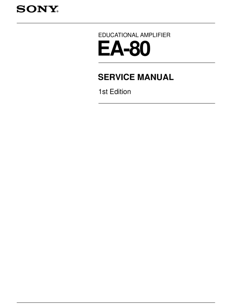 Sony EA-80 User manual
