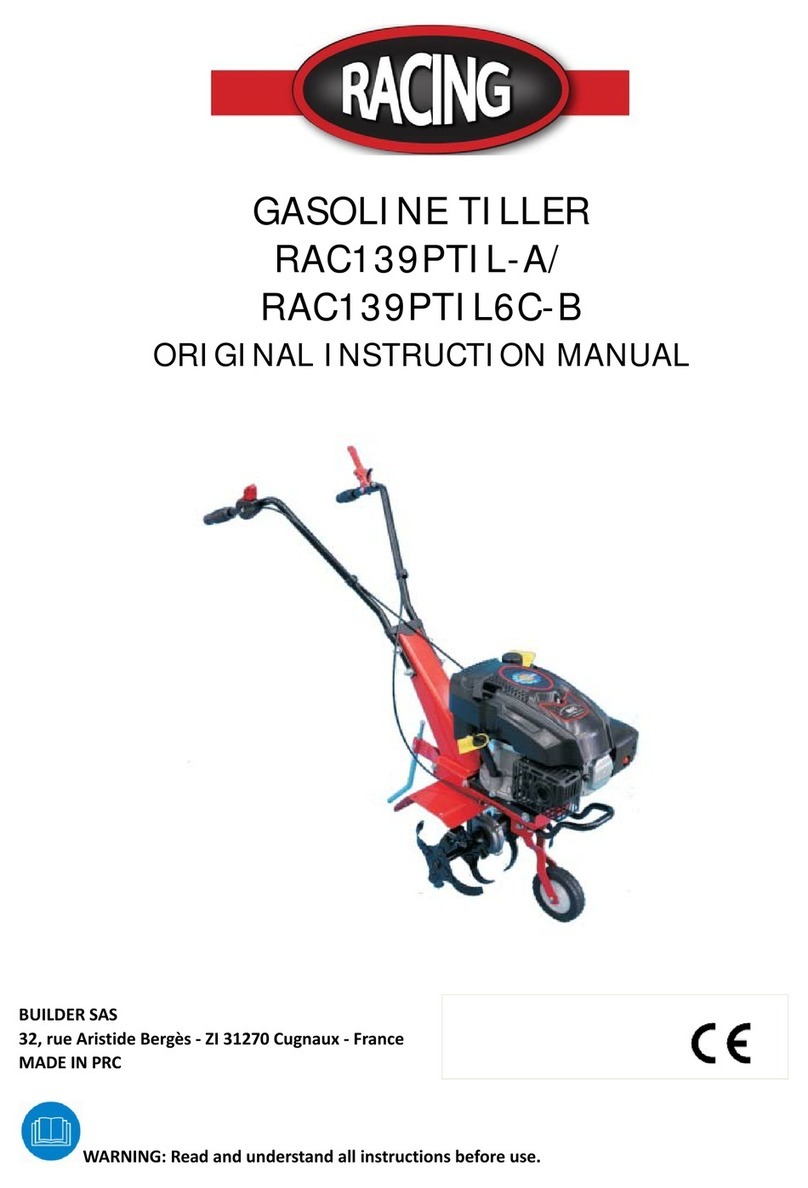 Racing RAC139PTIL-A User guide