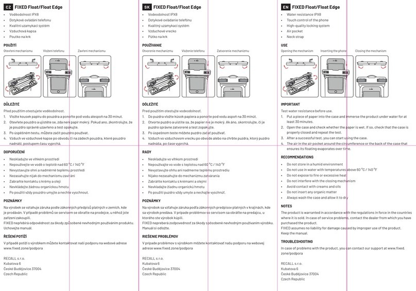 FIXED Float User manual