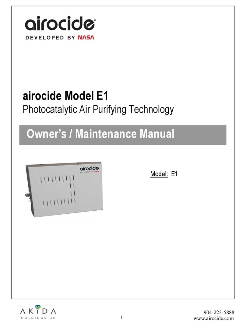 AIROCIDE E1 User manual