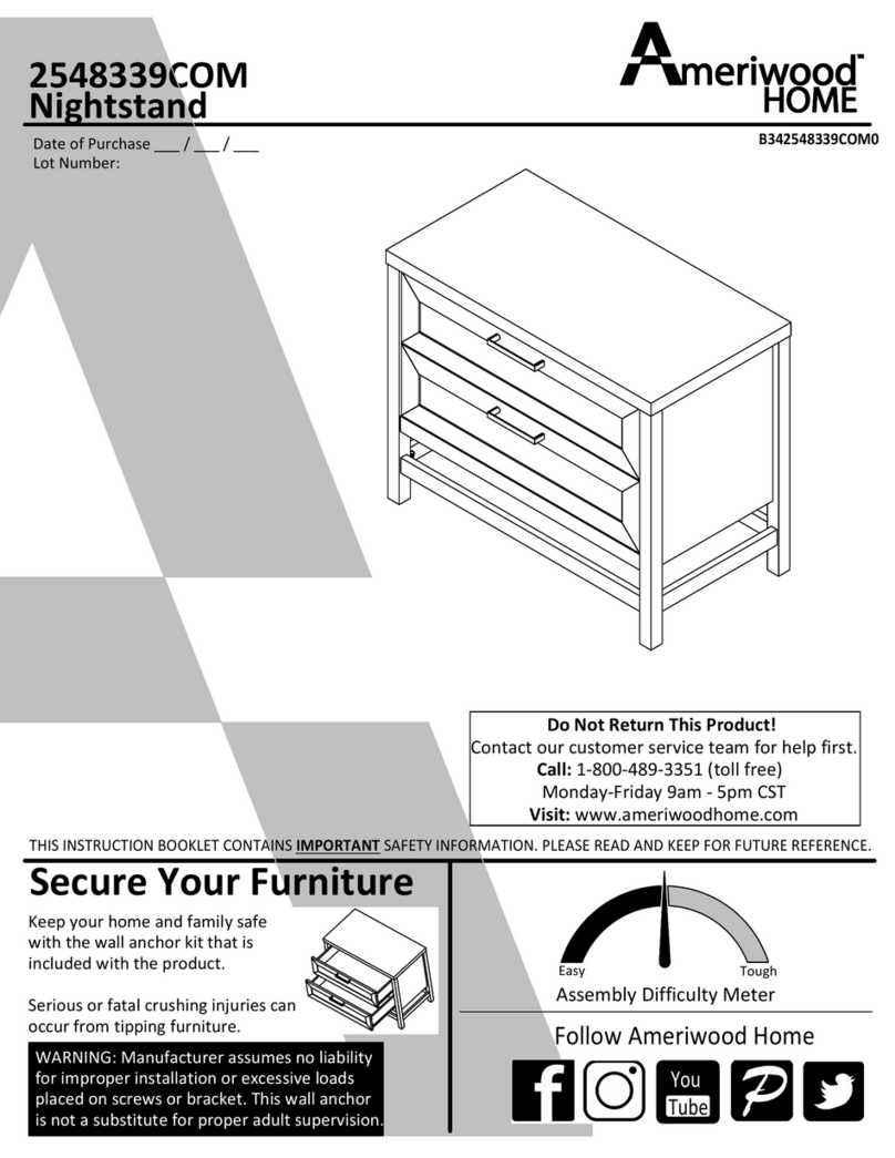 Ameriwood HOME 2548339COM User manual