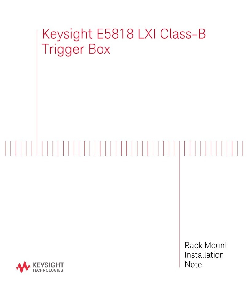 Keysight Technologies E5818 Quick start guide