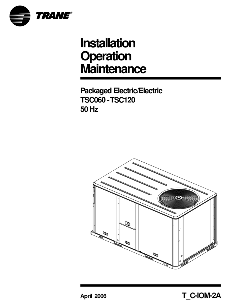 Trane Precedent TSC060 Owner's manual