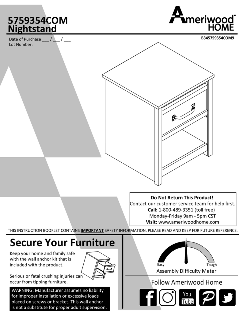 Ameriwood HOME 5759354COM User manual Ameriwood HOME 5759354COM User manual