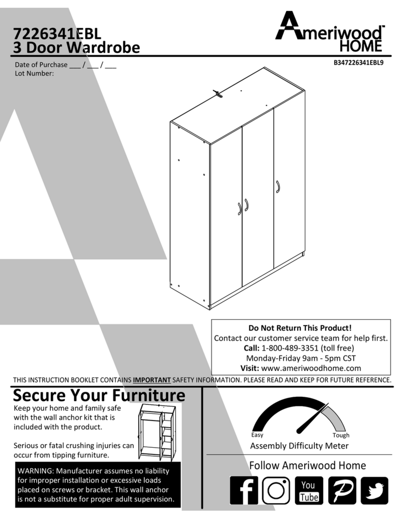 Ameriwood HOME 7226341EBL User manual Ameriwood HOME 7226341EBL User manual