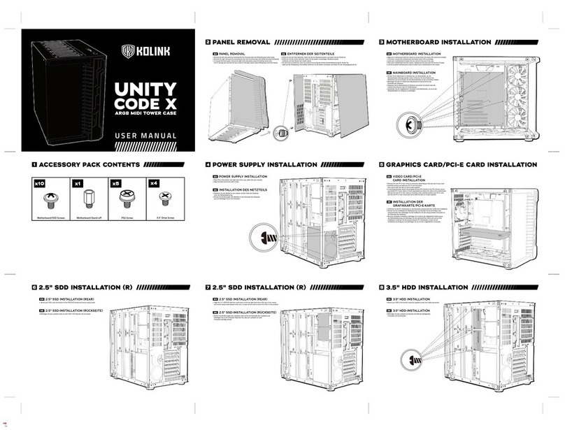 KOLINK UNITY CODE X User manual