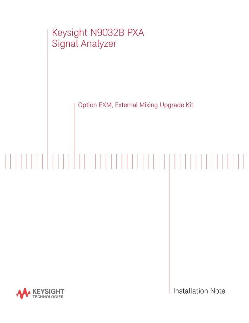 Keysight N9032B PXA User manual