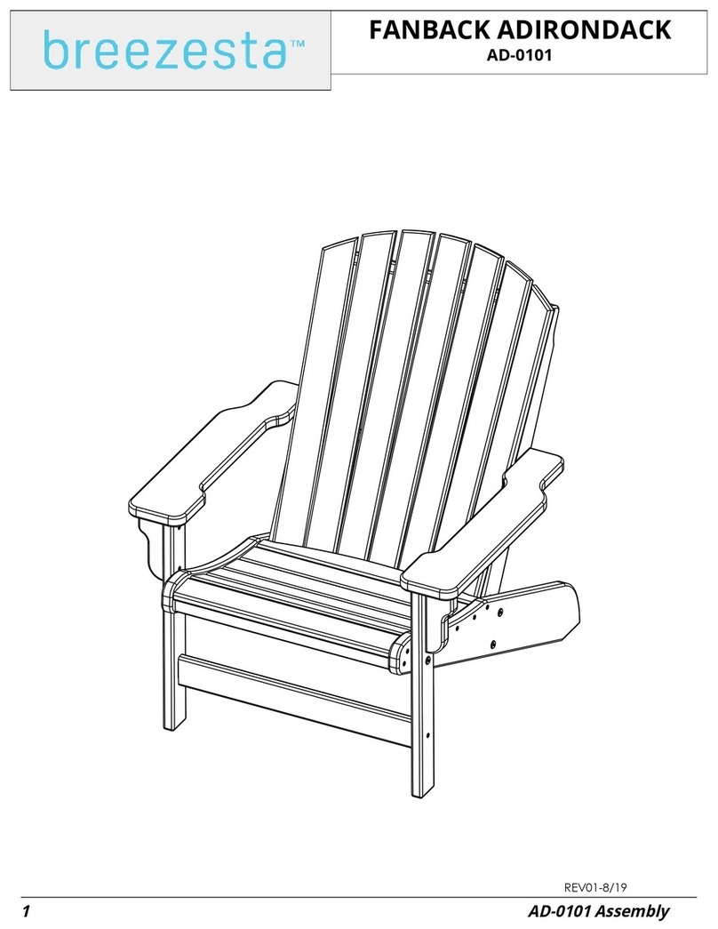 Breezesta FANBACK ADIRONDACK AD-0101 User manual