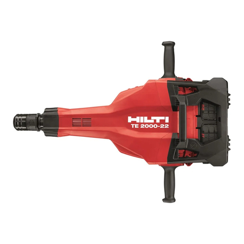 Hilti TE 2000-22 User manual