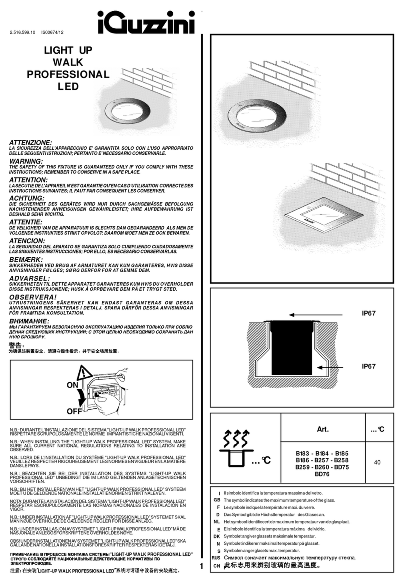 iGuzzini B183 User manual