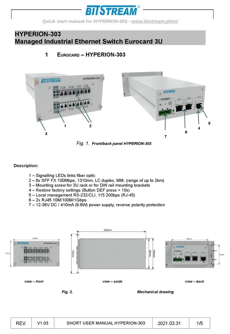 Bitstream HYPERION-303 User manual