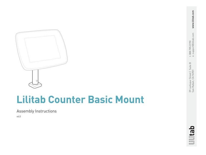 lilitab Counter Basic Mount User manual