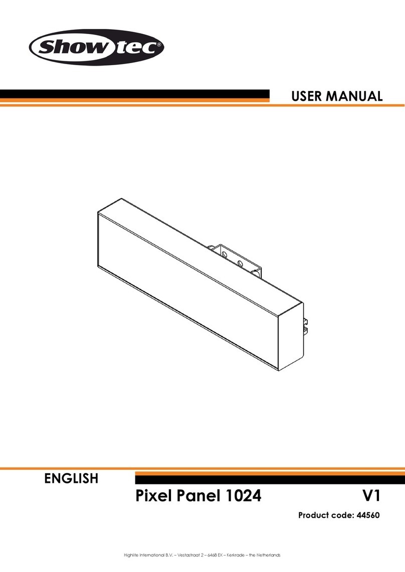 Show Tec Pixel Panel 1024 User manual