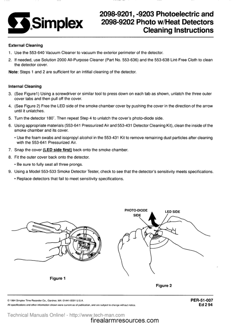 Simplex 2098-9201 Configuration guide