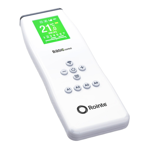Rointe BASIC control User manual